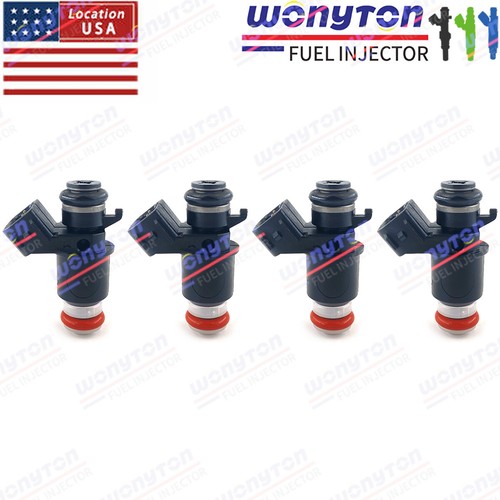 4Pcs OEM Fuel Injectors FJ338 For Honda Civic 16450PLC003 16450PLD