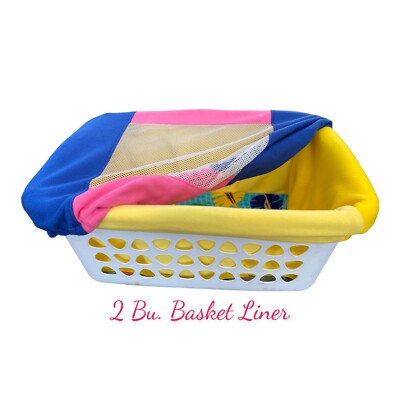 SHIPS FREE USA! Laundry Basket Fleece Liner Set 2 Bu. for Whelping Puppies
