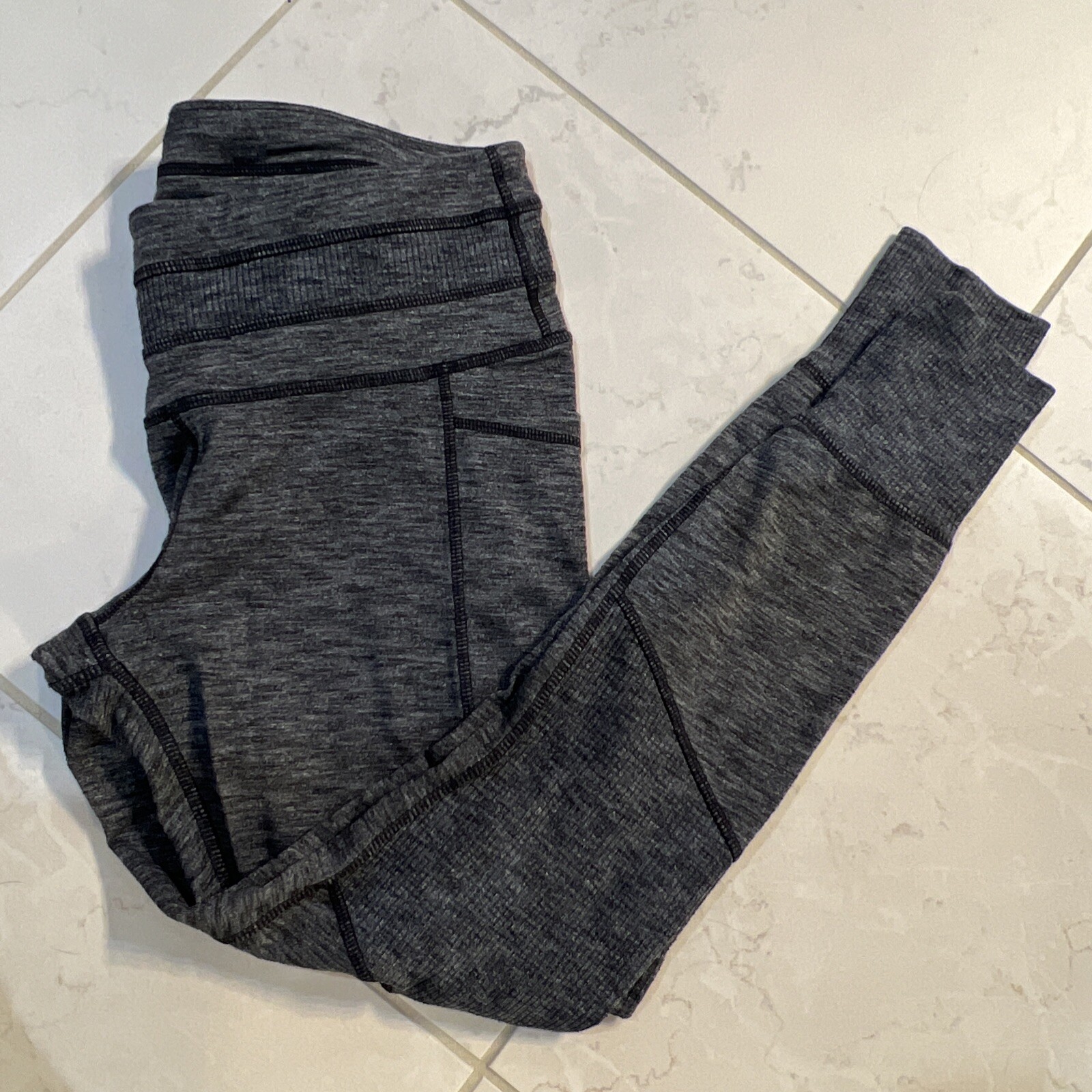 Athleta Legging Heather Gray Excursion Mid Rise T… - image 4
