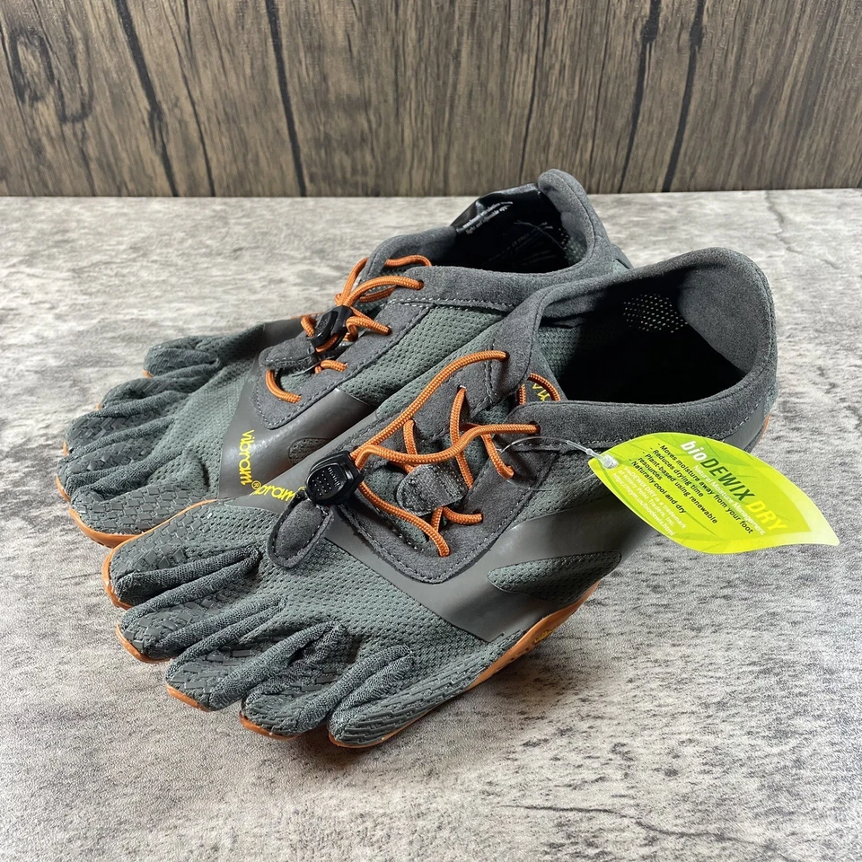 ZAPATOS PARA CORRER VIBRAM MUJER GRIS KSO EVO CINCO DEDOS TALLA 7-7,5 EU 37 Foto 2 de 4