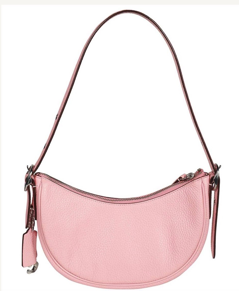 ●Fallett● Luna Bag FA2301BG04SV NWT Coach CC439 LUNA Shoulder Bag In LIGHT VIOLET Soft