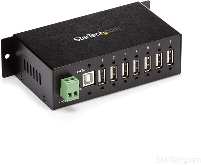 Startech.Com ST7200USBM Mountable Rugged Industrial 7 Port Usb Hub