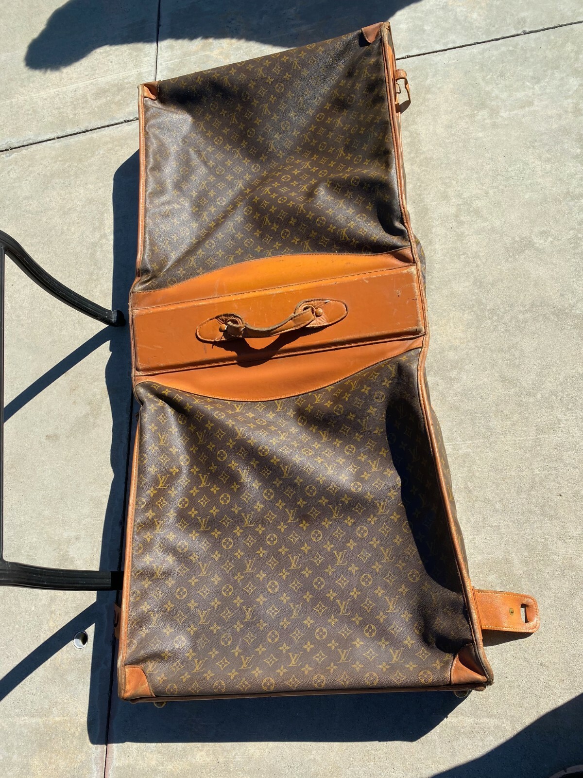 Vintage Louis Vuitton Large Folding Garment Bag Monogram Canvas