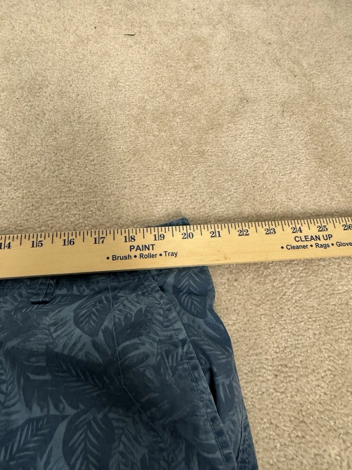 Pantalones Cortos Old Navy Para Hombre 49 Bolsillos Carga Azul Hawaiano Floral Sueltos por Todas Partes Foto 4 de 4