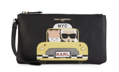Karl Lagerfeld Paris Maybelle Slg Armband schwarz Damen BRANDNEU