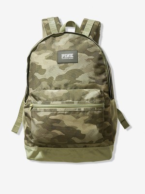 green camo backpack