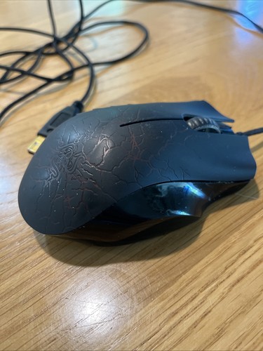 Razer Naga Molten Special Edition PC Gaming Mouse RZ01-0028 - *READ* Parts Only - Picture 3 of 4