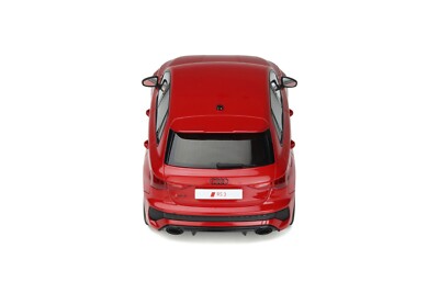 1/18 Audi A3 RS3 Sportback 2021 Red Resin Model Car by GT Spirit