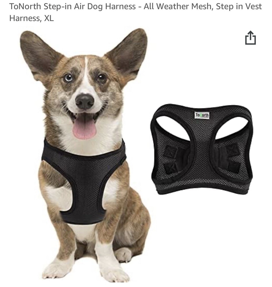 Dog Harness No Pull Type Adjustable Soft and Breathable Reflective Mesh Breath