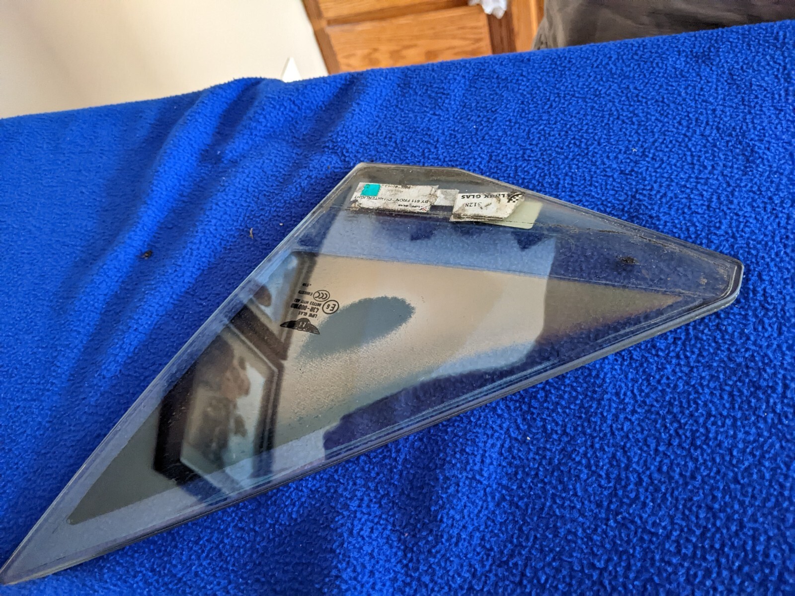 tinted side window front left Bentley CONTINENTAL FLYING SPUR quarter glass oem
