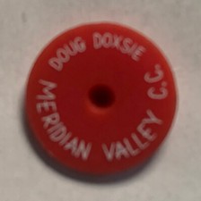 Vintage 70s 80s Meridian Valley Country Club Golf Fairway Ball Marker Doxsie