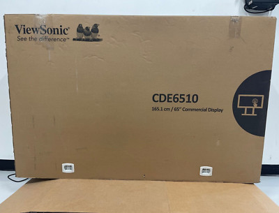 ViewSonic CDE6510 65'' 4K Ultra HD Commercial Display - NEW OPEN BOX