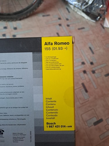 Filtro Aria Abitacolo Bosch A 400 Aeristo Per Alfa Romeo - Foto 3 di 3