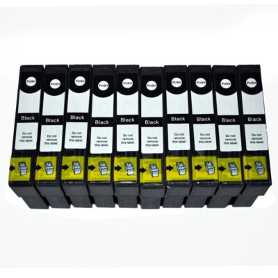 10 Black Druckerpatronen für Epson XP-235 245 247 332 352 432 435 442 445 452
