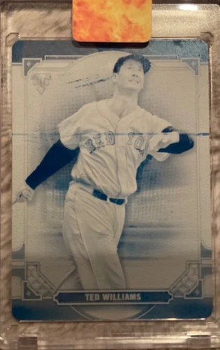 2022 TOPPS TRIBUTE TED WILLIAMS BLUE #1/1 #90