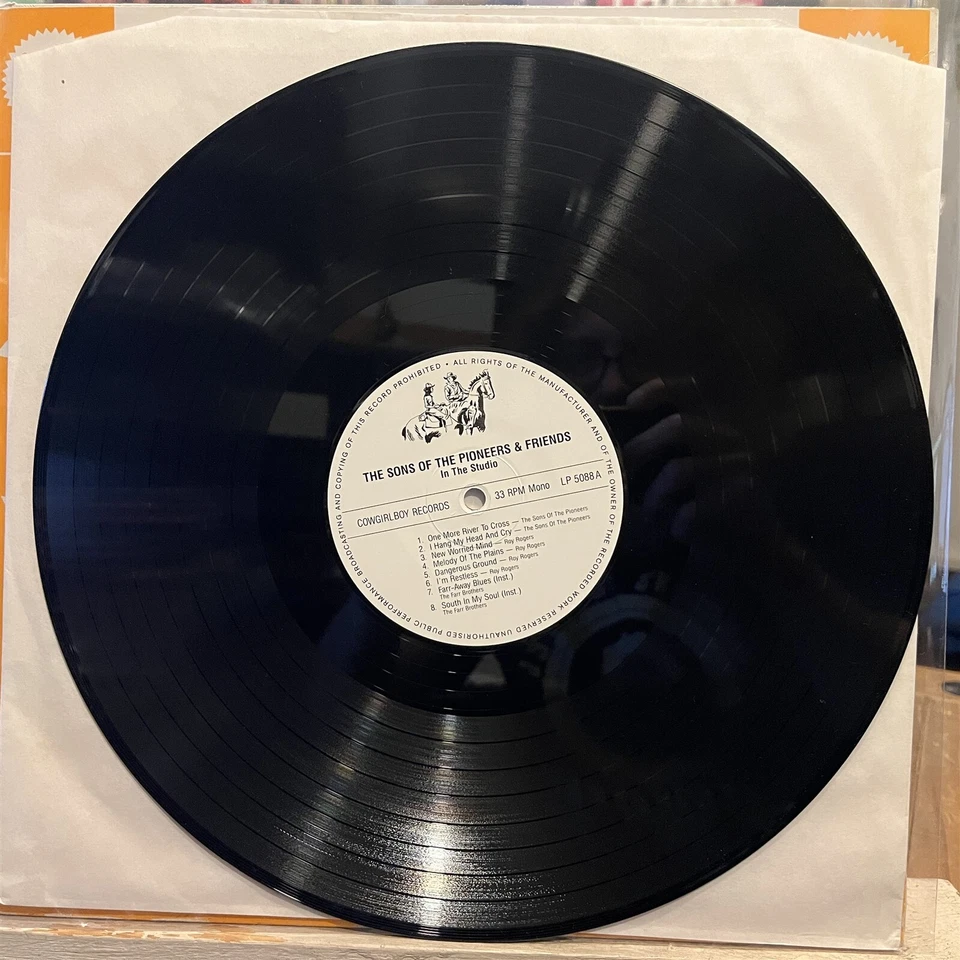 [COUNTRY]~EXC LP~SONS OF THE PIONERS~& Friends~In The Studio~[1993]~GERMANY Impo Foto 3 de 4
