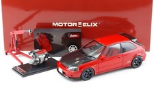 1:18 Motorhelix Honda Civic Type R (EK9) Customized Version Red/Carbon China Toy