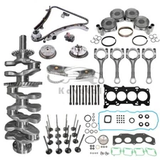 For Toyota 2AR-FE 2.5L Engine Overhaul Rebuild Kit W/ Crankshaft Rods Timing Kit
