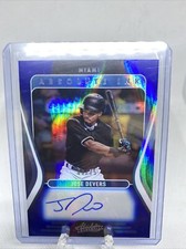 Jose Devers 2022 Panini Absolute Baseball Absolute Ink Auto Spectrum Blue # /75