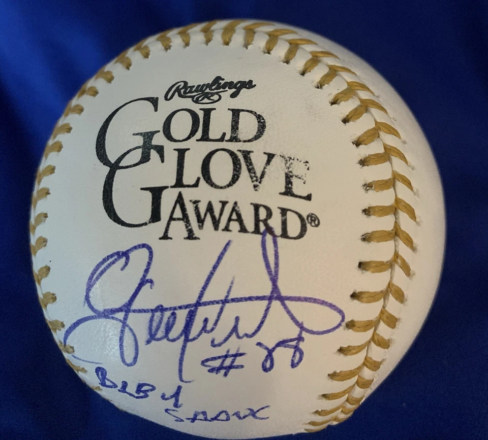 Guante de Oro Firmado por Gerardo Parra Béisbol Bebé Tiburón Washington Nacional Automático GTP Foto 4 de 4