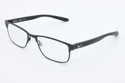 NEW NIKE 8190 003 BLACK AUTHENTIC FRAMES EYEGLASSES 54-17