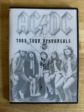 AC/DC - 1983 Tour Rehearsals DVD Live ACDC Bon Scott Angus Malcolm Young