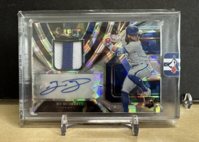 Bo Bichette RPA /25 Rookie Patch Auto Toronto Blue Jays Cracked Ice 