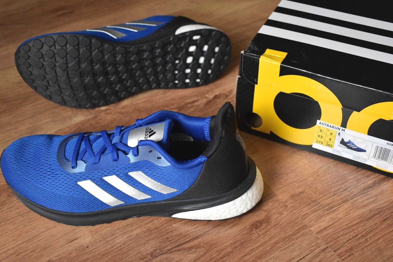 SAOLA Adidas Astrarun M 42 42 5 43 44 5 45 EG5840 scarpe da corsa supernova solare