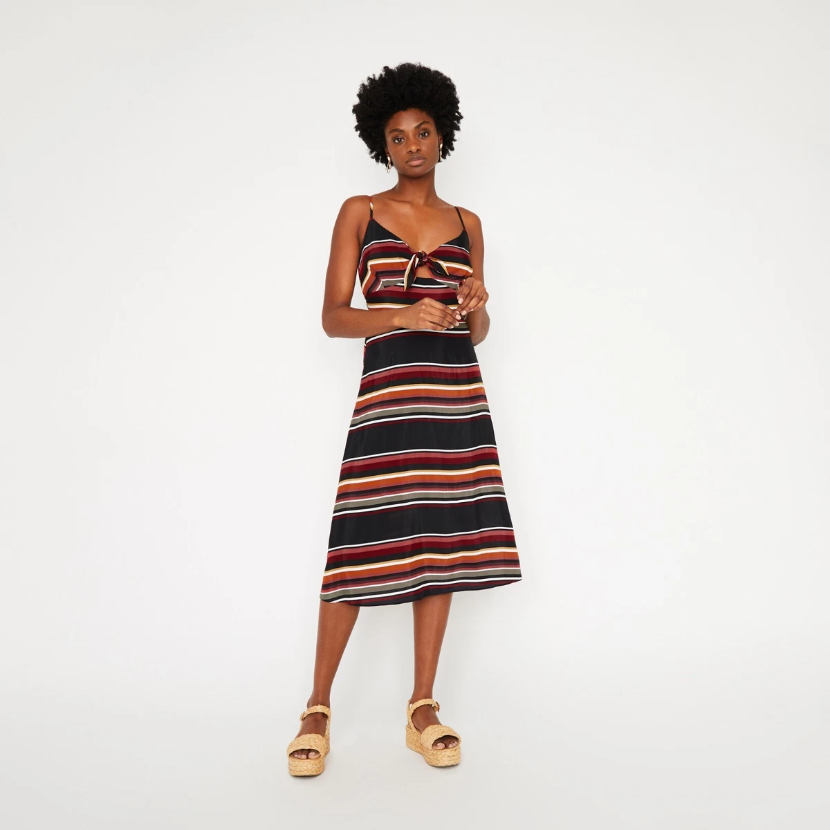 Midi dress cheap casual look