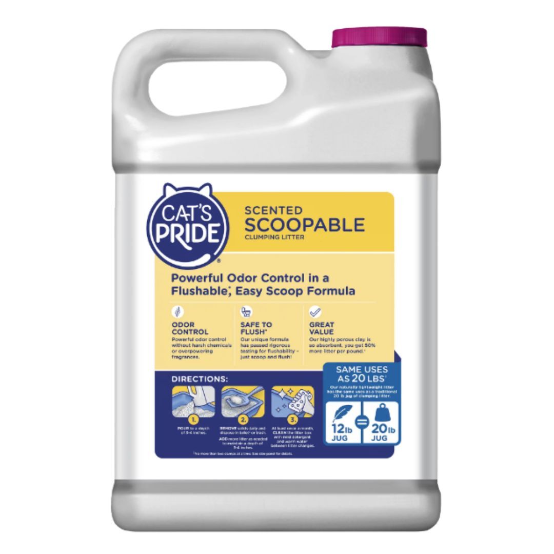 Cats Pride Scoopable Scented Lightweight Clumping Clay Cat Litter