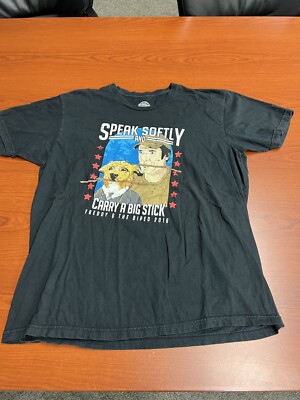 Mike Rowe T-shirt Size 2xl Gray Freddy & The Biped Carry A Big Stick 301