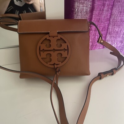 tory burch miller crossbody brown