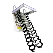 660lbs Folding Loft Ladder Stairs Telescopic Ceiling Attic Pull Down 13 Steps