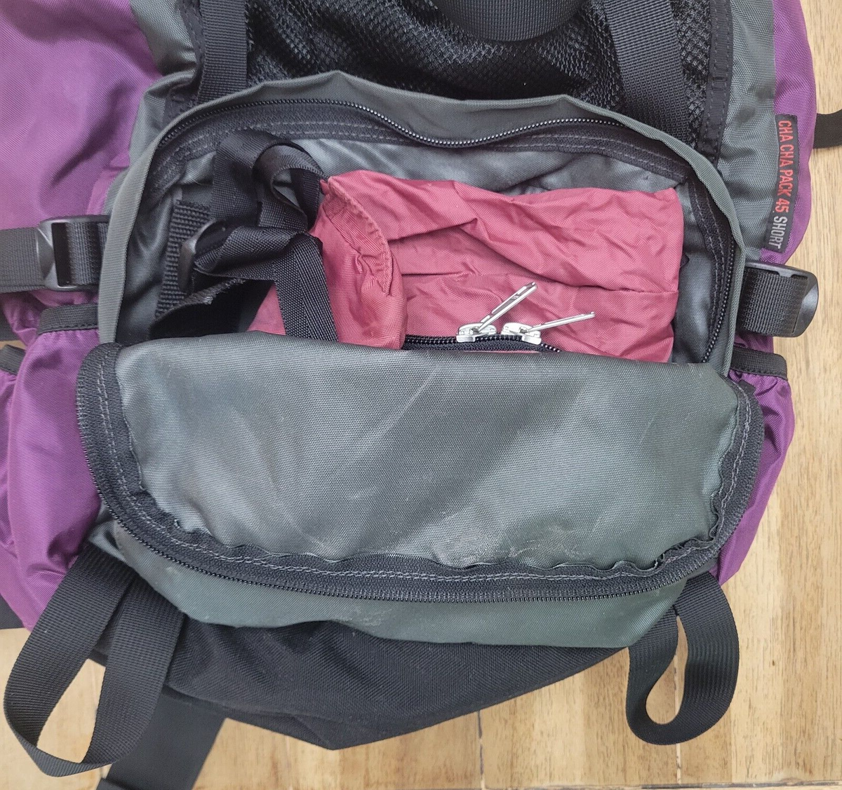 Montbell Cha-Cha Purple Pack 45 Short Zero Point Zero Point 