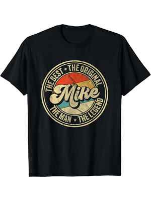 1pc Retro Graphic T-Shirt - Casual Cotton Tee with Geometric Pattern, Round Neck