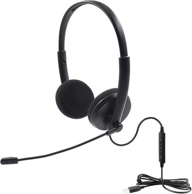 PVC Noise Cancelling USB Kopfhörer mit Mikrofon Office Call