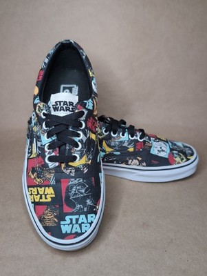 Vans Men's 10 Star Wars Collage Sneakers May the Force Be with You Shoes Comic