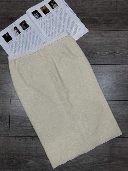 Women Nina Ricci Skirt Beige Polyamide 38