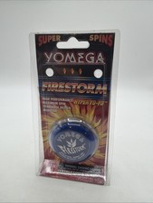 Vintage Yomega Firestorm Hyper Yo-Yo Blue Transaxle 1998 Ban Dai - New Sealed