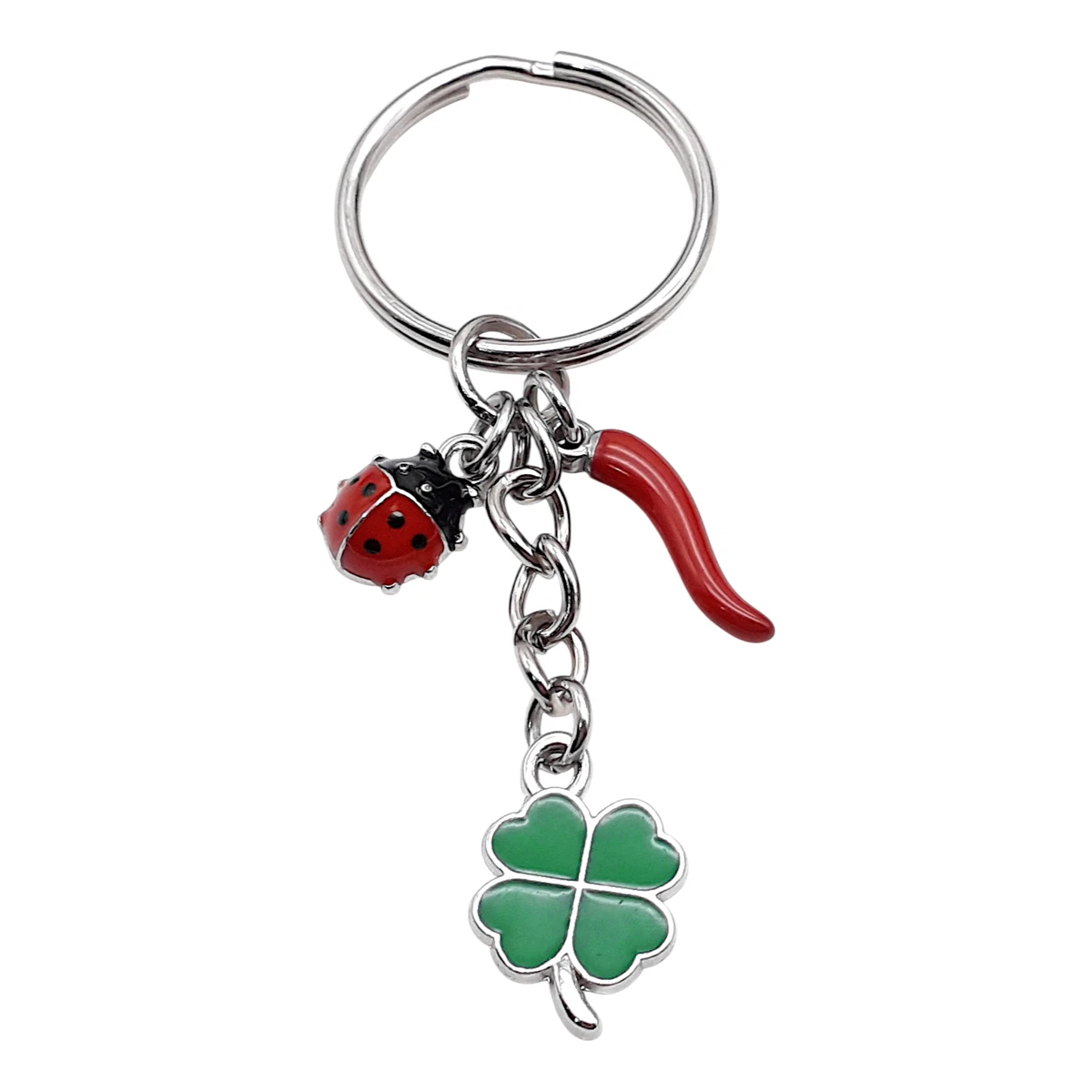 Ciondoli Per Collane Braccialetti Quadrifoglio Per Collane Ciondoli Quadrifoglio Portafortuna - 60 Portachiavi Quadrifoglio