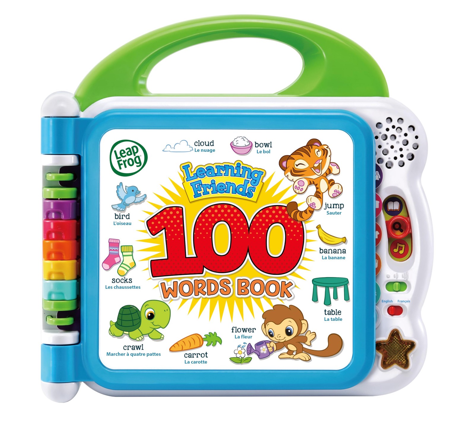 LeapFrog 100 Words Learning Book Interactive Bilingual Toy Kids Toddler