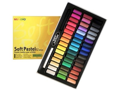 MUNGYO Soft Pastel Set   48 Colors Renewed Version | Square Pastels for Ar