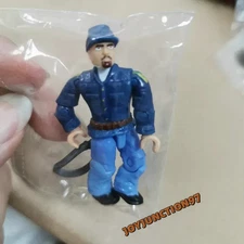 Mega Construx Bloks Blue Cow-boy Train Heist Building Figure Collection Toy 1PC