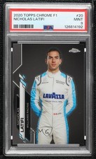 2020 Topps Chrome Formula 1 F1 Racers Nicholas Latifi #20 PSA 9 MINT 1l4m