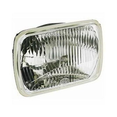 Hella 003427861 Vision Plus Headlight - Clear; Chrome Housing; Universal