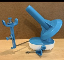 Bobinadora de hilo eléctrica Caydo Pro 10 oz bobinadora automática de bolas giratoria de ganchillo azul