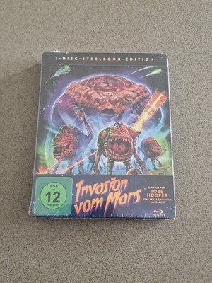 Invasion Vom Mars (1986) Steelbook Editon 2xDISC EDITION Bluray , NEU & OVP 