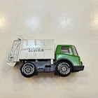 Vintage Tonka Diecast Garbage Truck Toy Green White Miniature Made In Japan