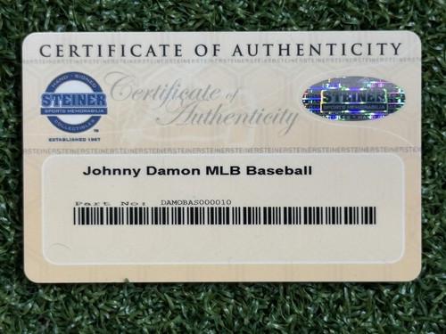 Johnny Damon Autographed MLB Baseball - Picture 10 of 11
