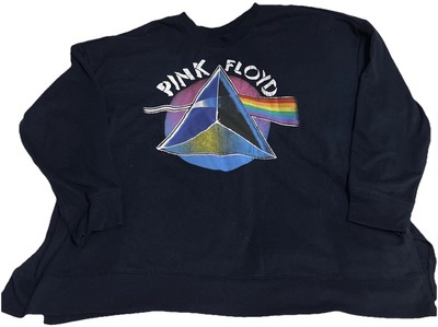 Pink Floyd Sweatshirt Dark Side of The Moon In Navy Sz. 1XL